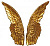 Панно Mart Gallery Крылья золотые на VALLES.TOP