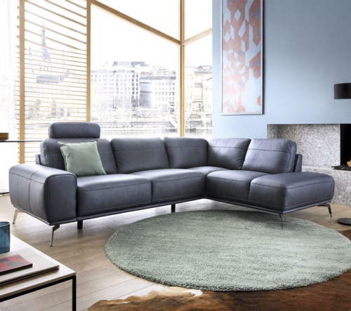 Диван Gala Collezione Stelvio угловой в коже на VALLES.TOP