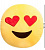 Подушка Lovely Joy Смайлик Любовь на VALLES.TOP