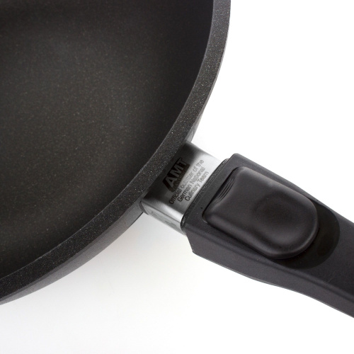 Вок AMT Frying Pans со съемной ручкой, диаметр 32 см, 3 л на VALLES.TOP