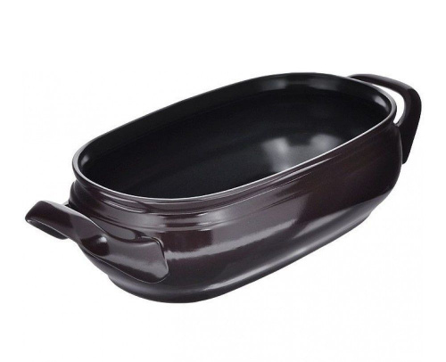 Форма Ceraflame Terrine для запекания, тушения, с керамической крышкой, сливовая, 4,5 л на VALLES.TOP