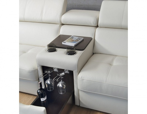 Диван Gala Collezione Girro угловой в коже на VALLES.TOP