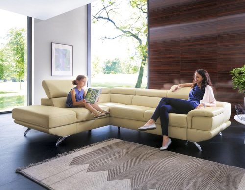 Диван Gala Collezione Coletto угловой в коже на VALLES.TOP