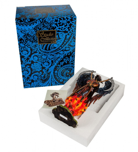 Статуэтка Veronese Ангел смерти в огне WS-665 на VALLES.TOP