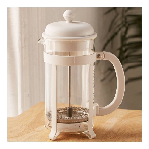 Френч-пресс Bodum Java белый, 1 л на VALLES.TOP
