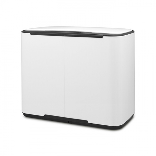 Бак Brabantia Pedal Bin Bo мусорный, белый, 11+23 л на VALLES.TOP